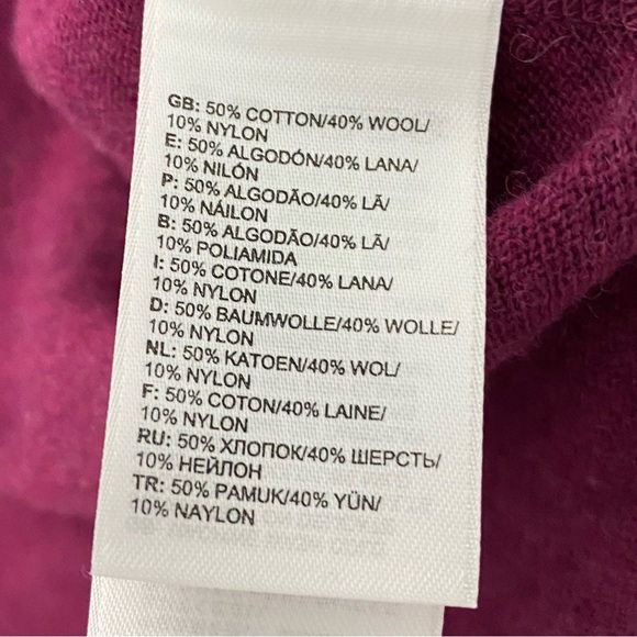 The North Face NWT MT. Tam Bordeaux Red Full Zip Sweater - Picture 7 of 9